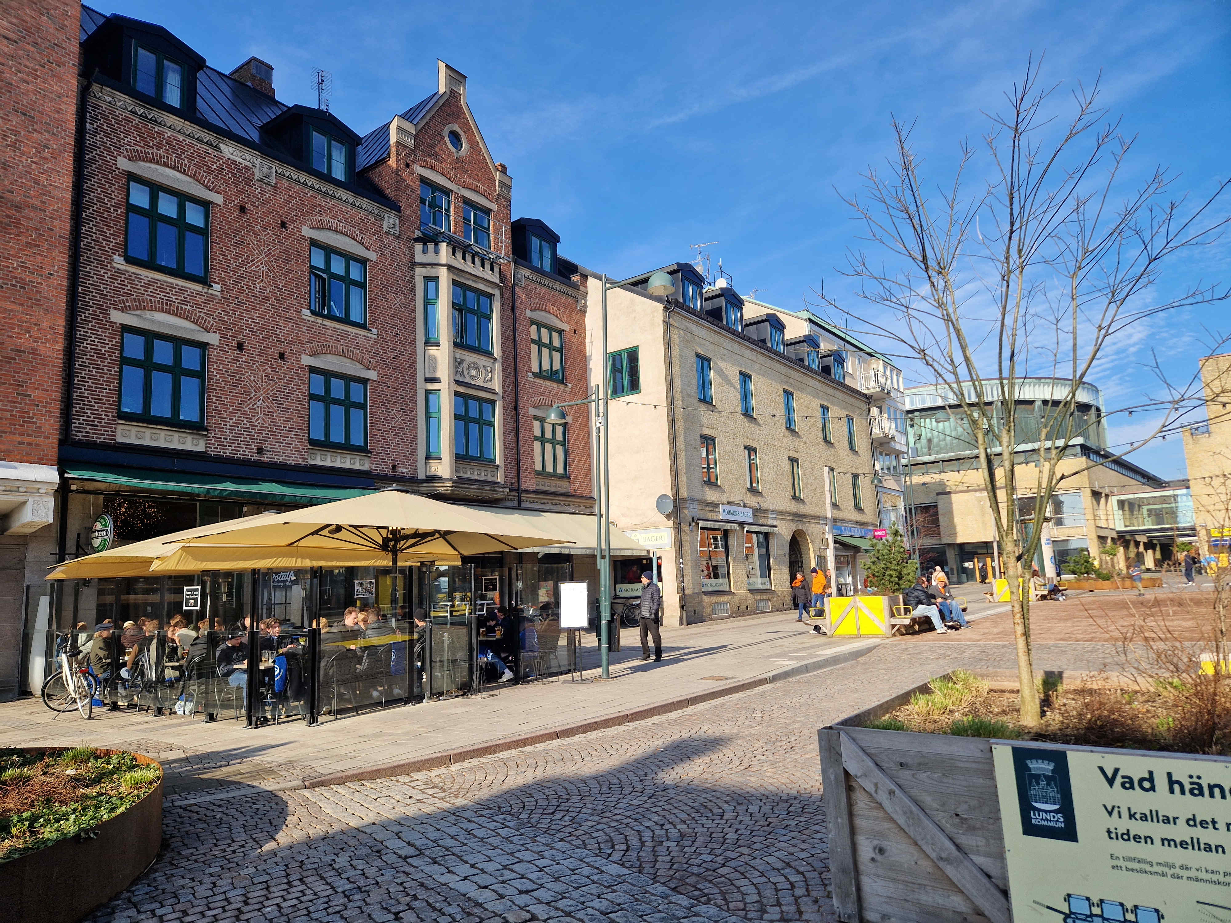 Kök i modern tvåa på Vattugatan 4 i Halmstad