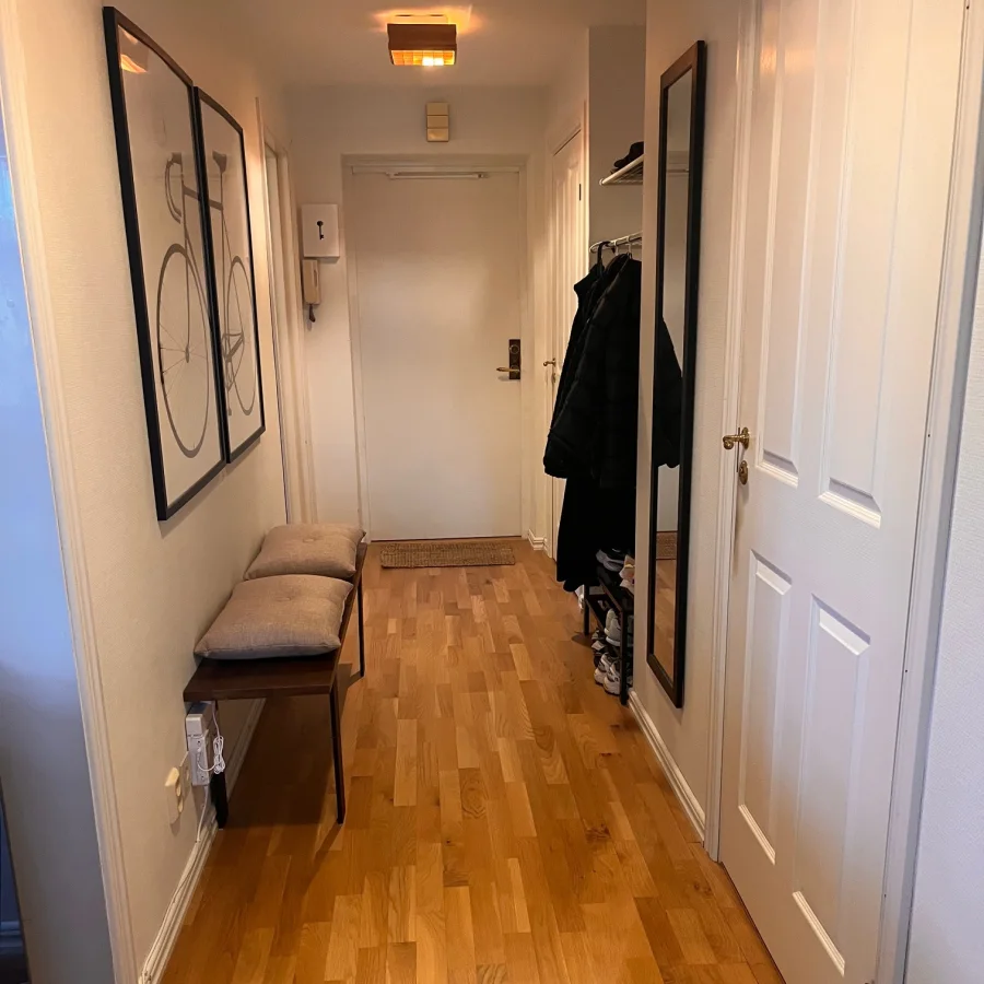 Entré till mysig tvåa på Hantverksgatan 12 i Halmstad