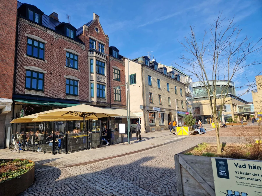 Fastigheten vid Vårfrugatan 8 i centrala Lund